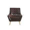 Comfortable Leather Designer Arm Chair